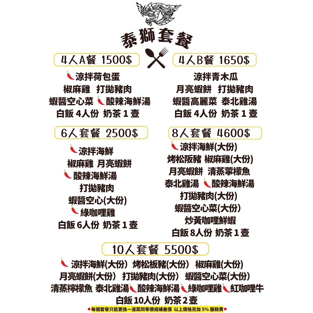泰獅泰國料理|城中市場巷弄美食,超好吃泰國菜必點月亮蝦餅! - 第7張圖 泰獅泰國料理|城中市場巷弄美食,超好吃泰國菜必點月亮蝦餅!