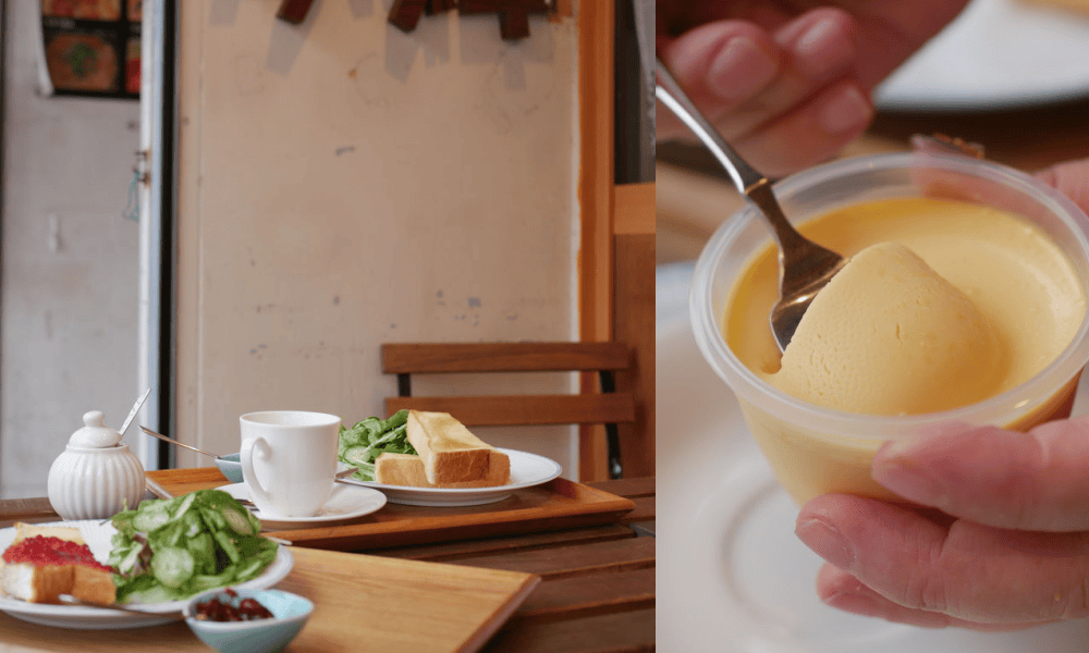 東京咖啡｜Book Cafe 羽月，東京羽田日航飯店旁日式傳統早餐＋手作布丁，穴守稻荷駅站＠瑪姬幸福過日子