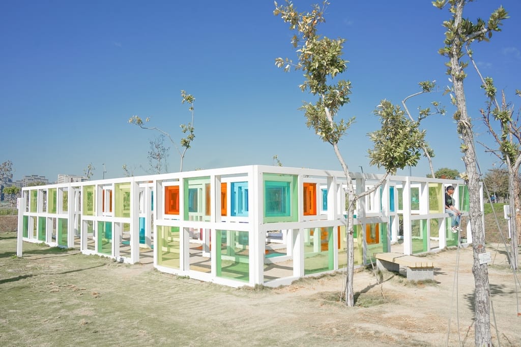 台中中央公園，免門票IG打卡必拍12大景點， 彩虹迷宮，芒草秘境，超美都市森林公園親子景點！