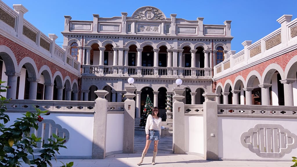 台中烏日景點｜聚奎居，百年古蹟IG超紅拍照巴洛克風，旗袍體驗，來體驗一下日式的豪宅吧，台中烏日新景點。