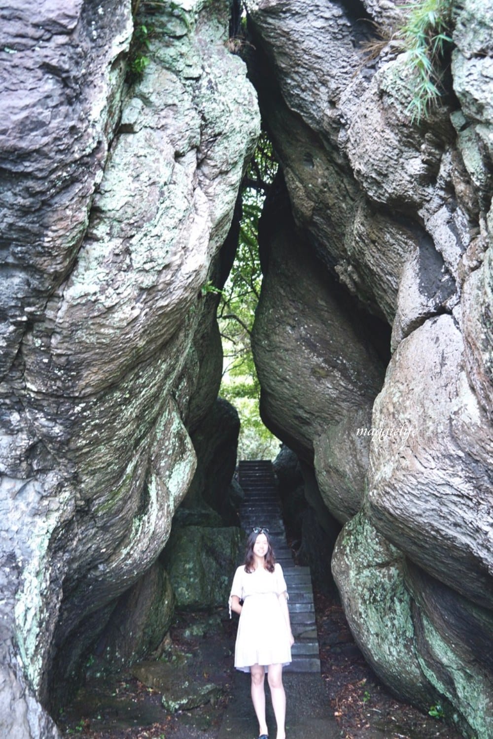 宜蘭頭城免費景點，北關海潮公園，礁岩海岸步道私房秘境，一線天，蘭陽八景，遠眺龜山島海天一線！