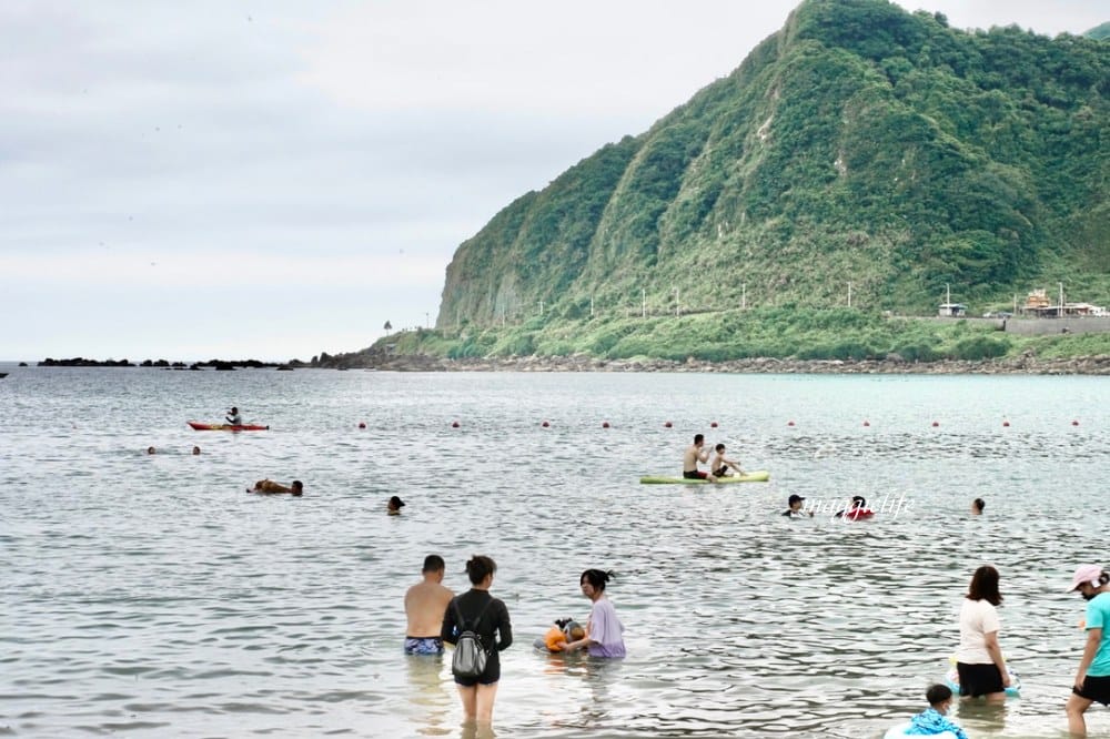 基隆外木山大武崙澳底沙灘，免費海水浴場，北海岸離台北最近的沙灘玩水秘密基地！