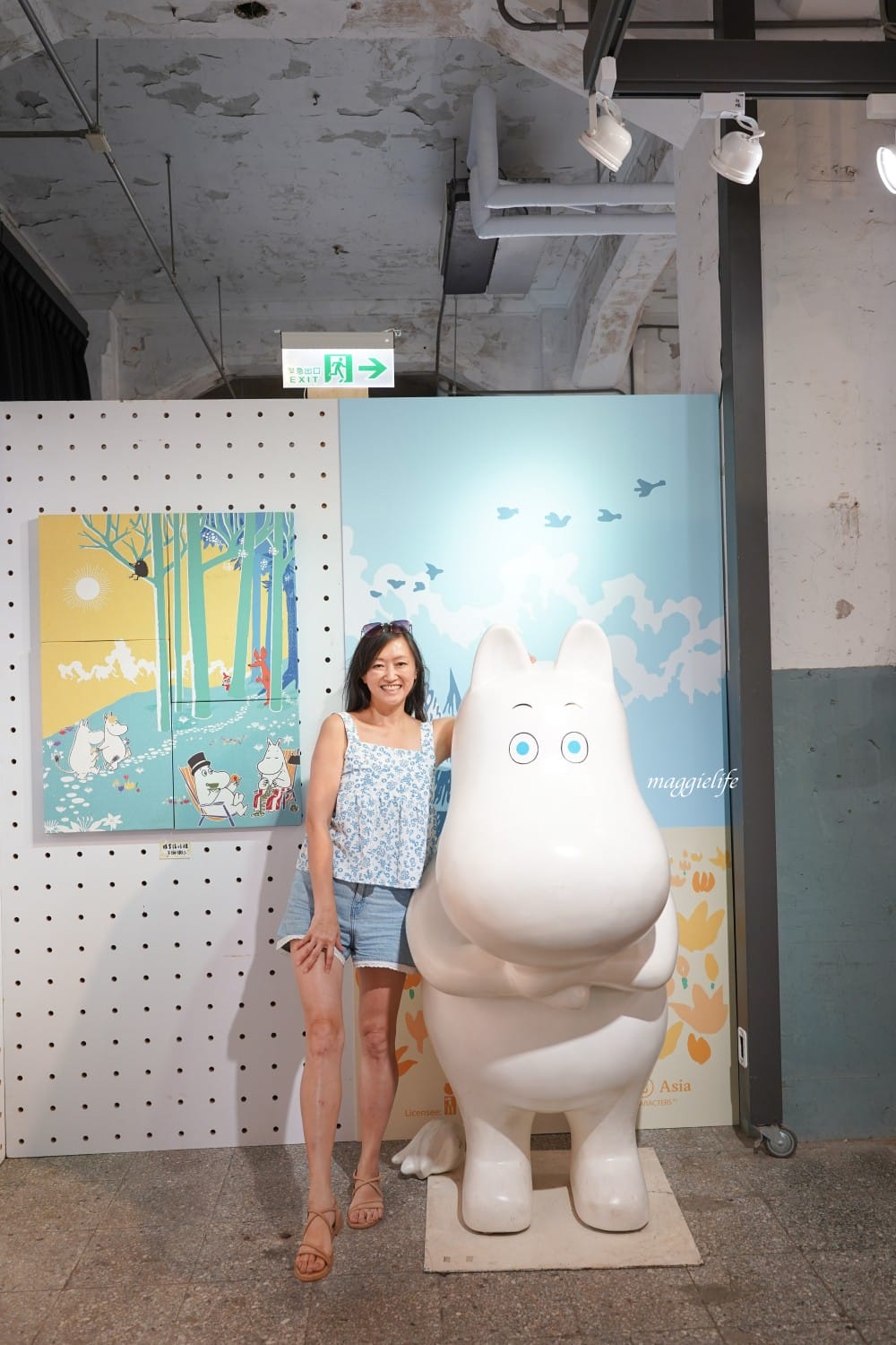 嚕嚕米免費展覽在松山文創園區開始了，夏日森活趣，MOOMIN期間限定店，暑假親子免費室內展覽！
