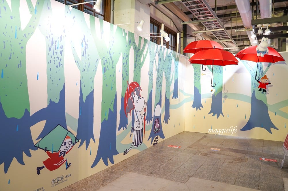 嚕嚕米免費展覽在松山文創園區開始了，夏日森活趣，MOOMIN期間限定店，暑假親子免費室內展覽！