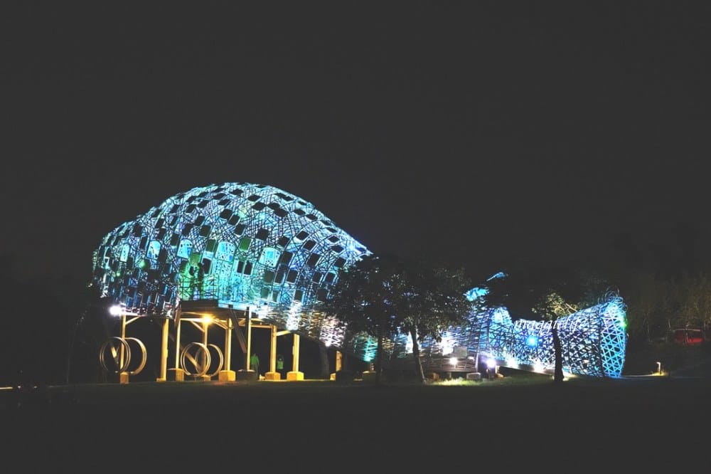 桃園虎頭山環保公園，桃園最美夜景360度觀景平台看無敵夜景超級美！