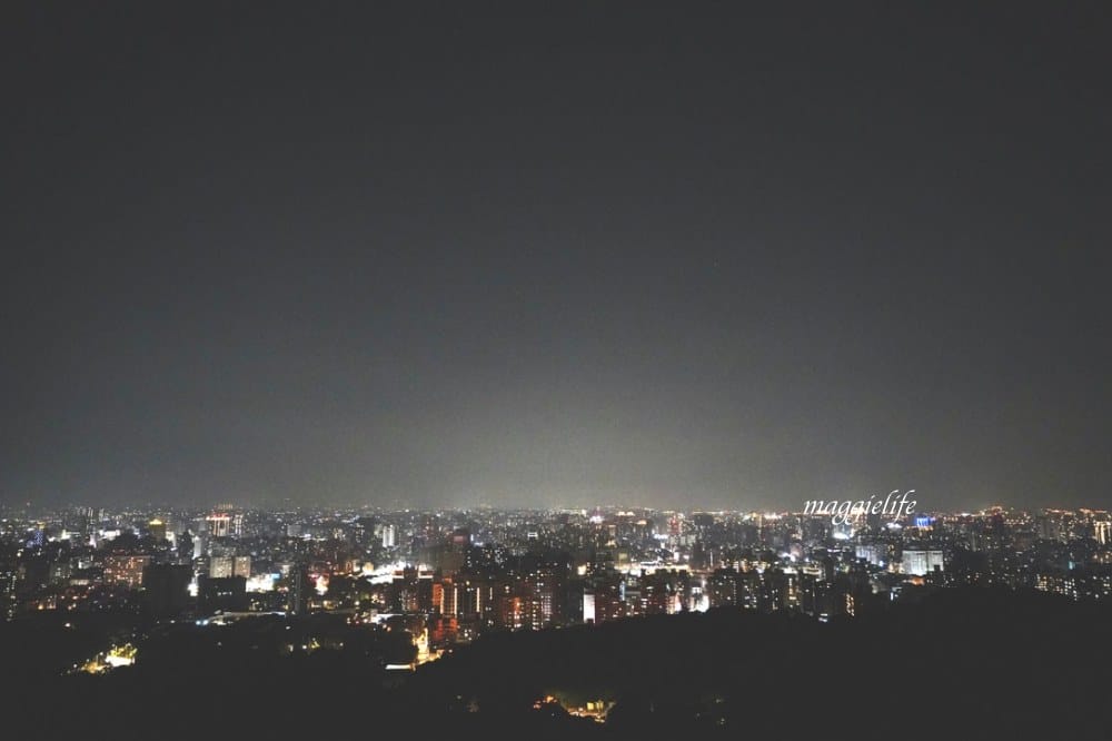 桃園虎頭山環保公園，桃園最美夜景360度觀景平台看無敵夜景超級美！