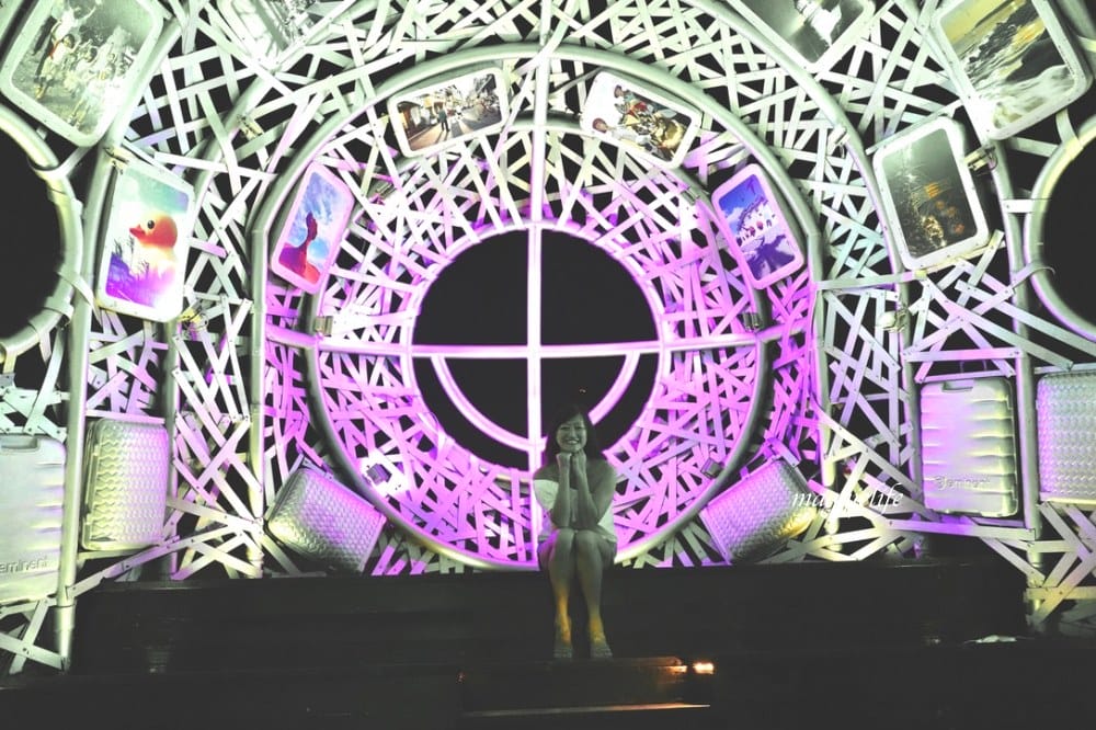 桃園虎頭山環保公園，桃園最美夜景360度觀景平台看無敵夜景超級美！