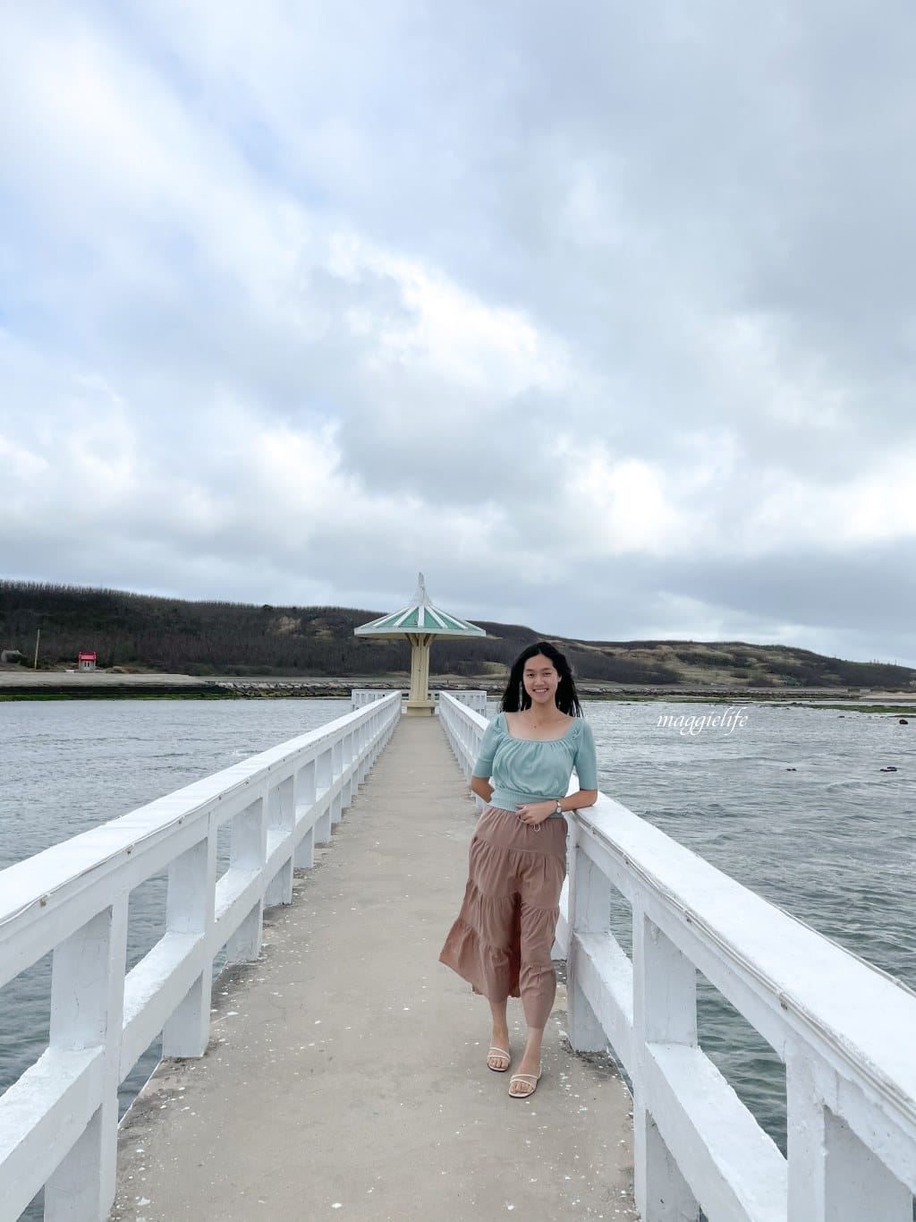 澎湖西嶼小池角雙曲橋，唯美海中步道彷彿來到馬爾地夫，漲潮時間美到翻！