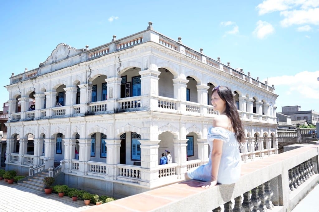 金門景點｜陳景蘭洋樓，金門最大白色洋樓，IG打卡熱門景點，無敵海景超療癒，還可以喝咖啡看美景，金門免費景點！