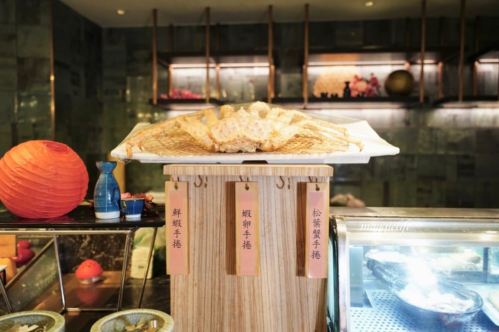 台北飯店吃到飽｜茹曦酒店SUNNY BUFFET自助餐吃到飽，飯店千元吃到飽，螃蟹生魚片紅白酒啤酒喝到飽，原王朝酒店自助餐吃到飽，