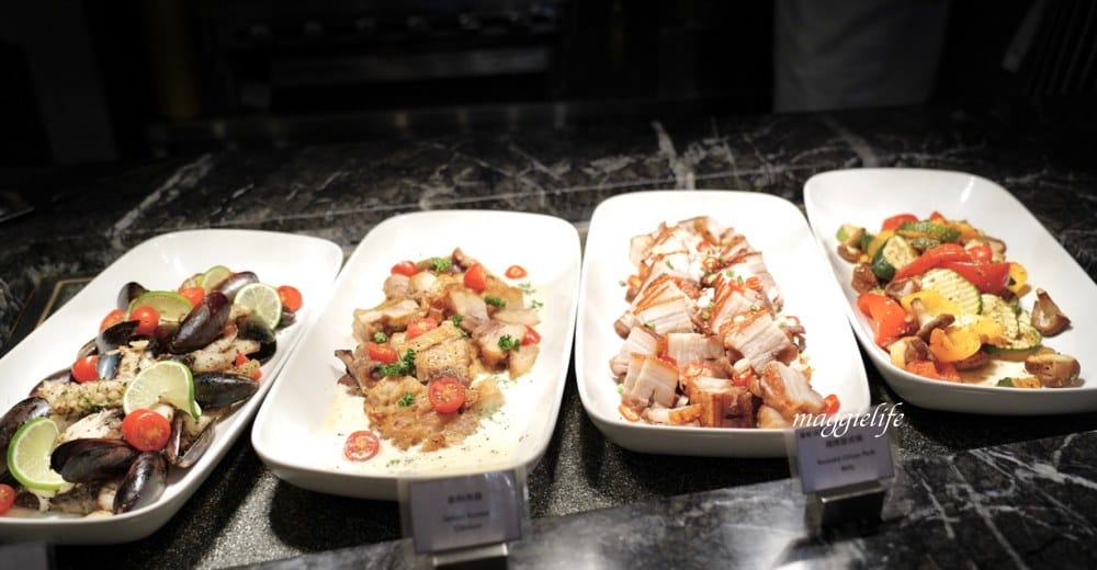 台北飯店吃到飽｜茹曦酒店SUNNY BUFFET自助餐吃到飽，飯店千元吃到飽，螃蟹生魚片紅白酒啤酒喝到飽，原王朝酒店自助餐吃到飽，