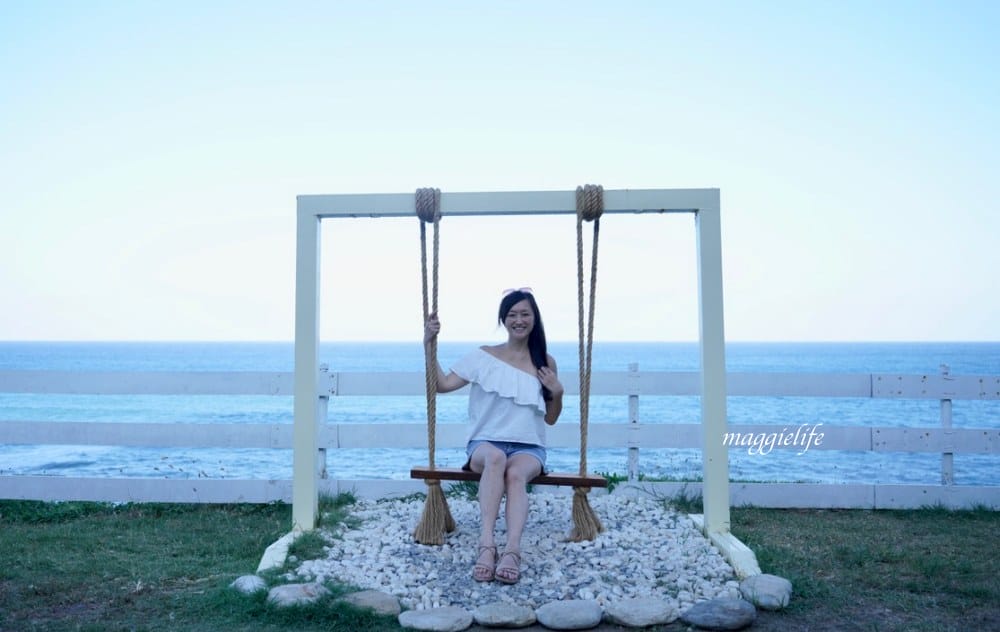 花蓮海景第一排|浪慢咖啡，聽海浪，盪鞦韆喝下午茶！浪漫爆表！花蓮海景景觀咖啡廳！