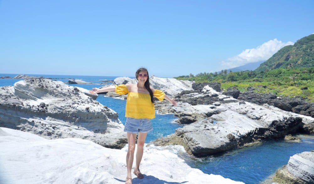 花蓮|石梯坪遊憩風景區，世界級地質教室，超級無敵海岸線海景，免費景點！