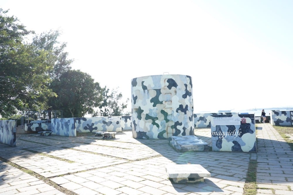 金門景點|馬山三角堡 ，金門秘境看夕陽，乳牛加上爆炸美夕陽