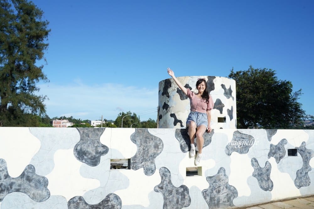 金門景點|馬山三角堡 ，金門秘境看夕陽，乳牛加上爆炸美夕陽