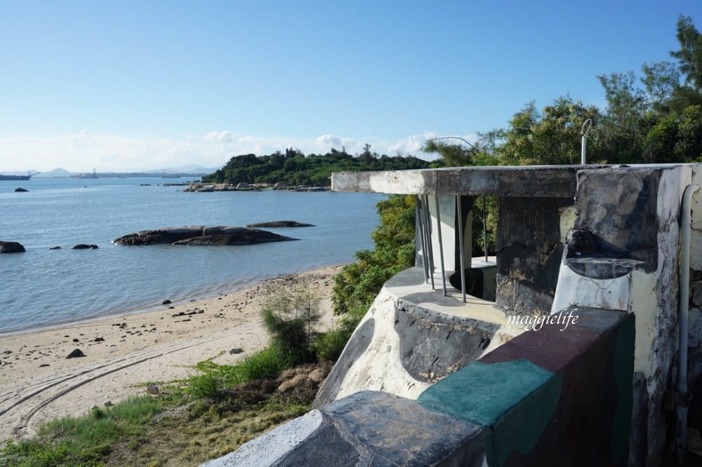 金門景點|馬山三角堡 ，金門秘境看夕陽，乳牛加上爆炸美夕陽