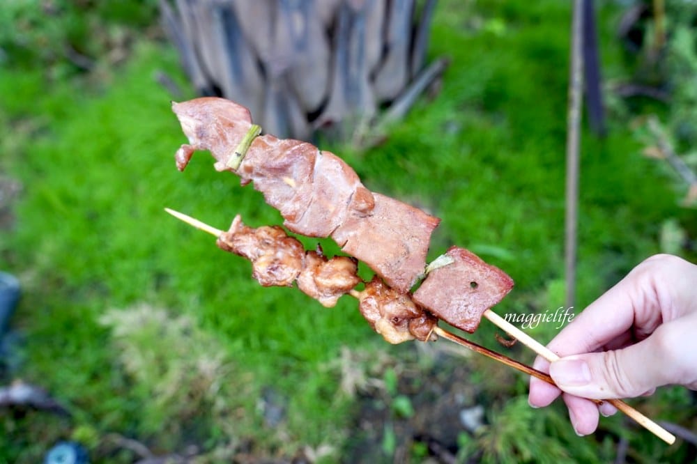 碳烤饒河街夜市｜邱記10元碳烤，夜市必吃美食！