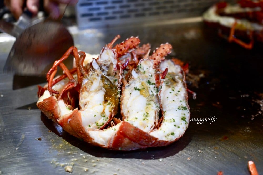 台北善導寺美食|雅竹鐵板料理，全台北CP值最高，超肥活龍蝦，A5和牛，干貝鮑魚，生日慶生/父親節/母親節/情人節來這裡就對了！！
