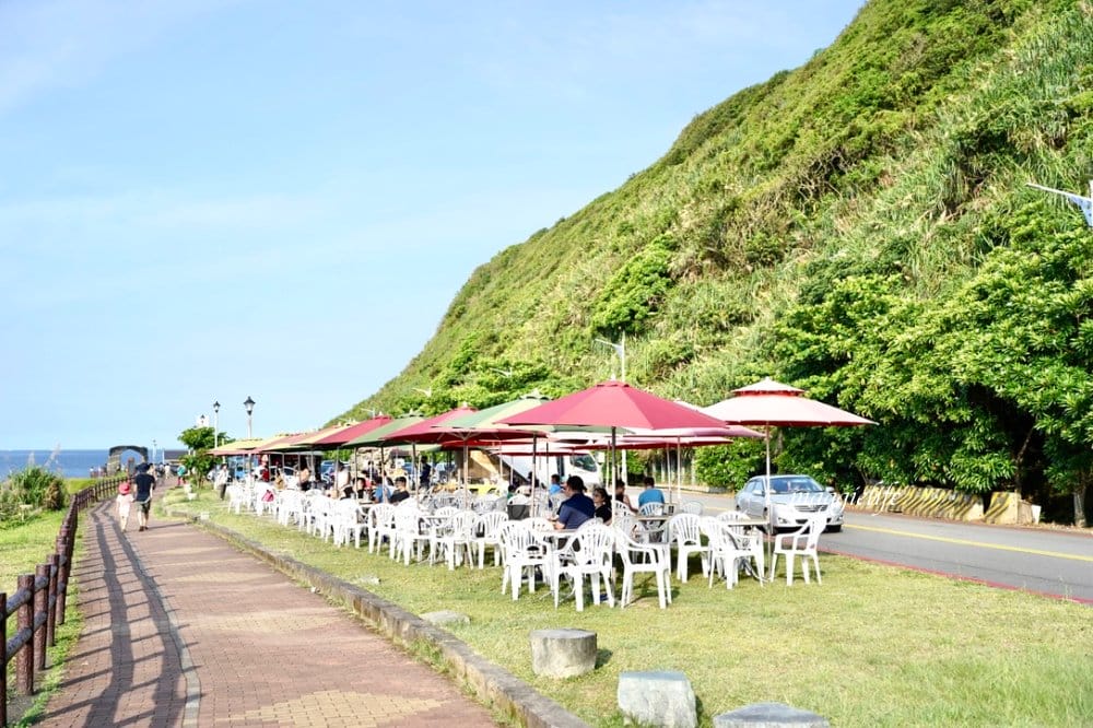 基隆外木山｜瑞格露天行動咖啡館，面海露天海景咖啡館直接面對基隆嶼，超療癒！