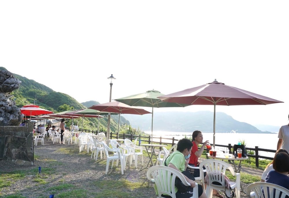 基隆外木山｜瑞格露天行動咖啡館，面海露天海景咖啡館直接面對基隆嶼，超療癒！