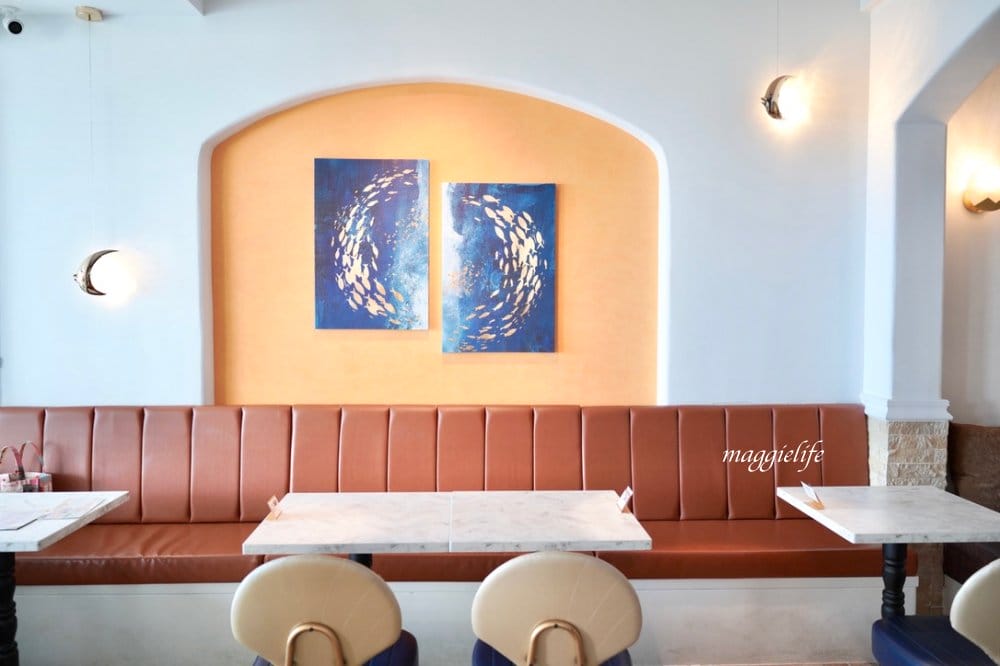 宜蘭頭城渲咖啡ShineCafe ，希臘風建築直接面對龜山島的海景咖啡廳