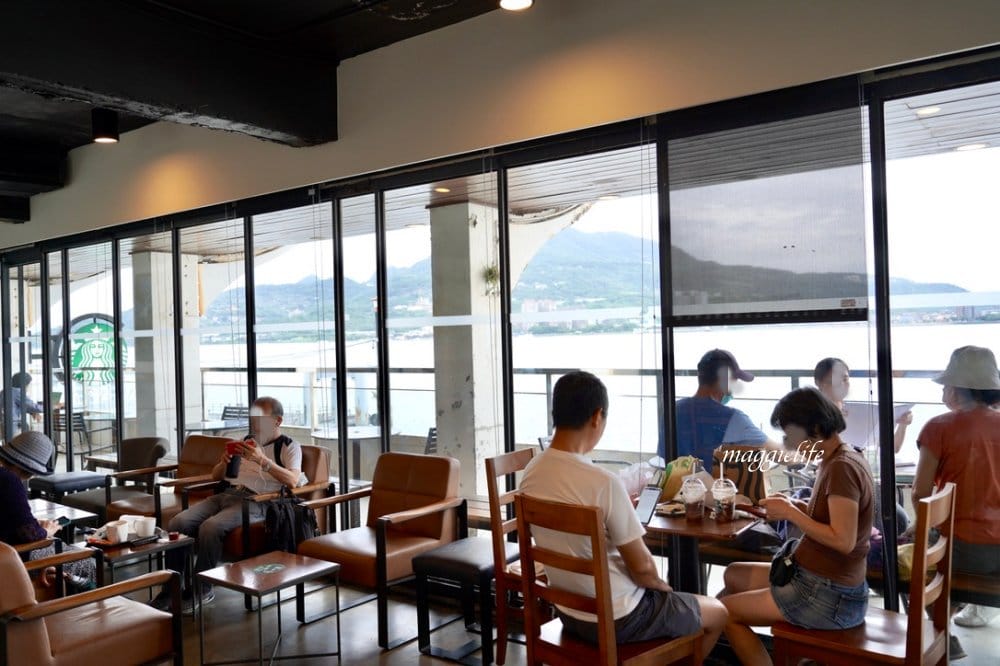 淡水｜淡水河岸門市，淡水河景觀咖啡第一排，金色河岸絕美夕陽！！