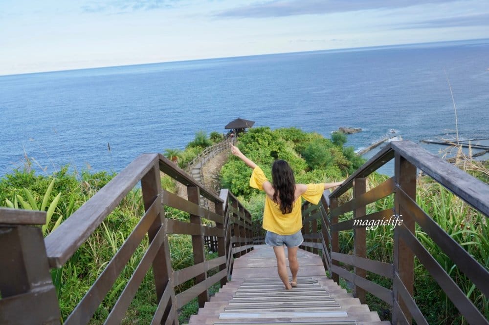 花蓮大石鼻山步道｜龜庵山步道，小長城360看海視野，美呆