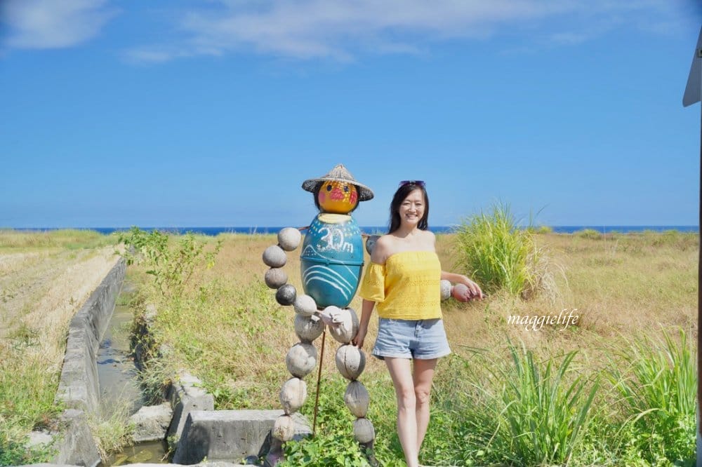 花蓮｜新社梯田，無敵太平洋海景超美藍天，浪漫鞦韆，免費景點，一大片稻田超美的！