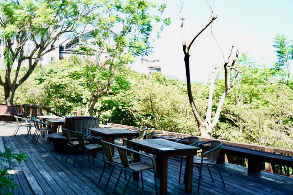 北投森林系景觀咖啡｜藝大咖啡，在樹林裡喝咖啡，眺望關渡平原，超療癒的！