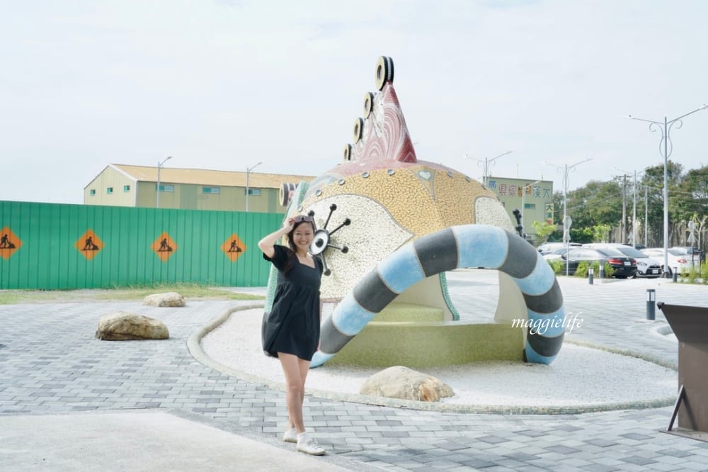 雲林景點|口湖遊客中心，免費租腳踏車遊湖，椬梧滯洪池雲林版小日月潭，免門票景點，喝下午茶吃好吃的海鮮麵！