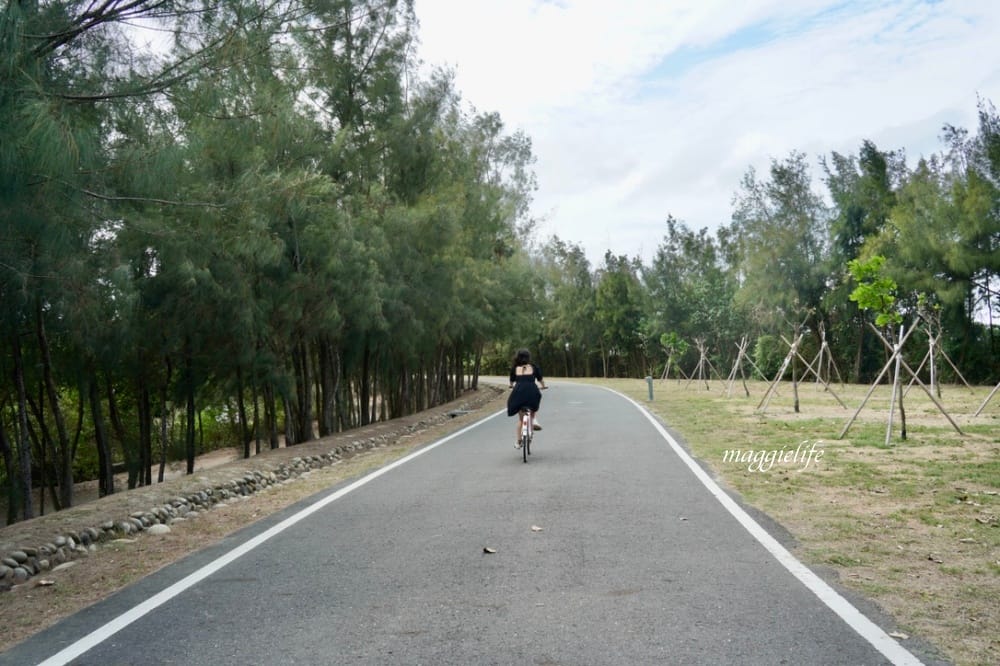 雲林景點|口湖遊客中心，免費租腳踏車遊湖，椬梧滯洪池雲林版小日月潭，免門票景點，喝下午茶吃好吃的海鮮麵！