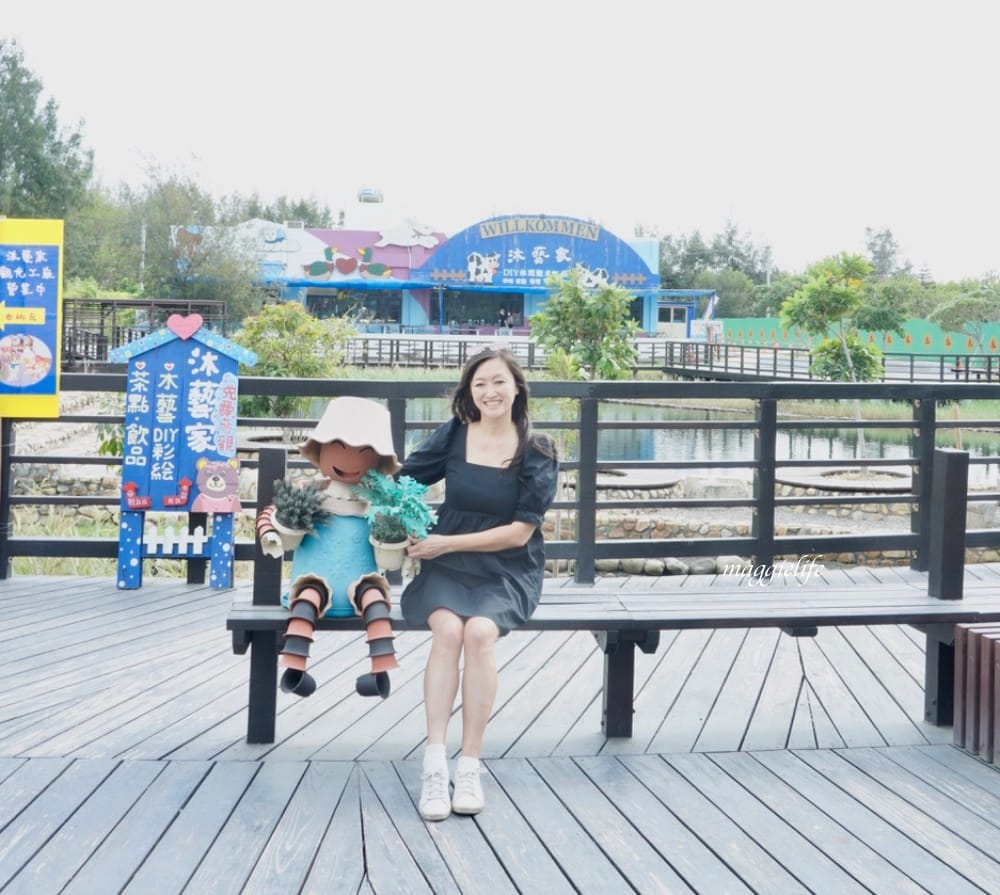 雲林景點|口湖遊客中心，免費租腳踏車遊湖，椬梧滯洪池雲林版小日月潭，免門票景點，喝下午茶吃好吃的海鮮麵！