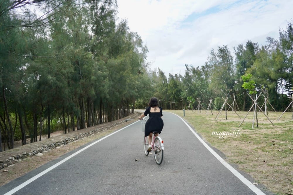 雲林景點|口湖遊客中心，免費租腳踏車遊湖，椬梧滯洪池雲林版小日月潭，免門票景點，喝下午茶吃好吃的海鮮麵！