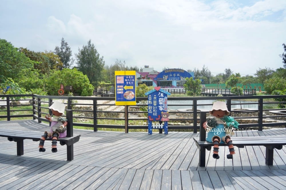 雲林景點|口湖遊客中心，免費租腳踏車遊湖，椬梧滯洪池雲林版小日月潭，免門票景點，喝下午茶吃好吃的海鮮麵！