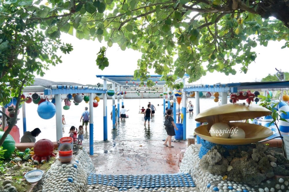 馬蹄蛤主題館海水水上遊樂場,100元不限時間,可以摸蜆採海菜,水上鞦韆,獨木舟,划竹筏 - 第14張圖 馬蹄蛤主題館海水水上遊樂場,100元不限時間,可以摸蜆採海菜,水上鞦韆,獨木舟,划竹筏