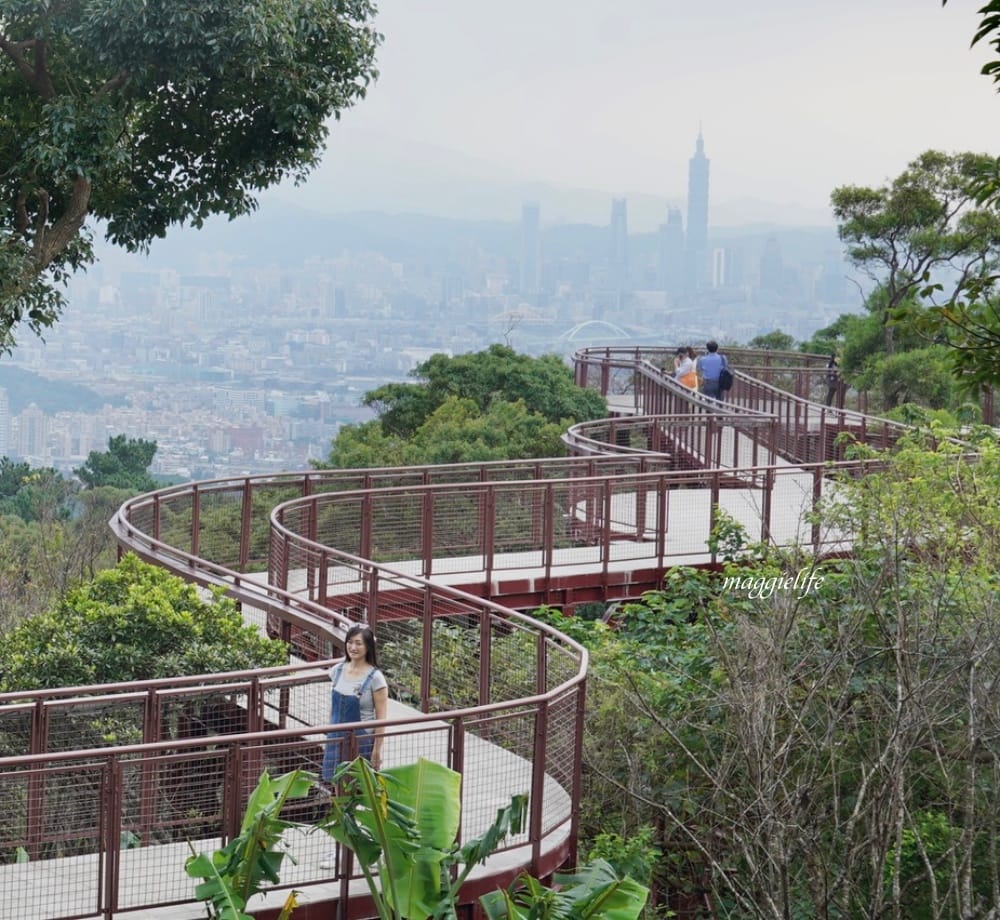 碧山露營場森林營區步道，S型天空步道，免費景點漫步雲端看101