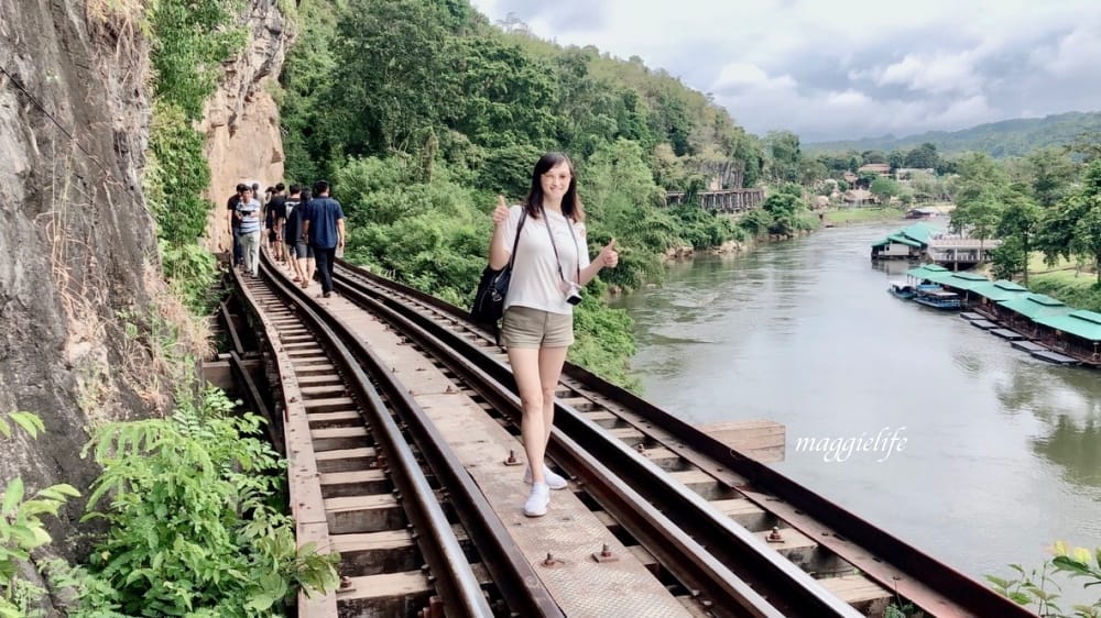 泰國北碧府熱門景點死亡鐵路桂河大橋，泰國必遊IG打卡景點