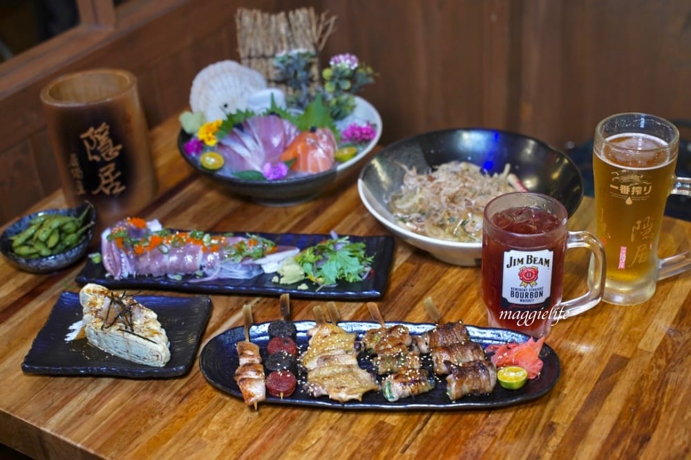 板橋美食｜隱居居酒屋江子翠店，滿滿日式氛圍，平價深夜食堂日式居酒屋！