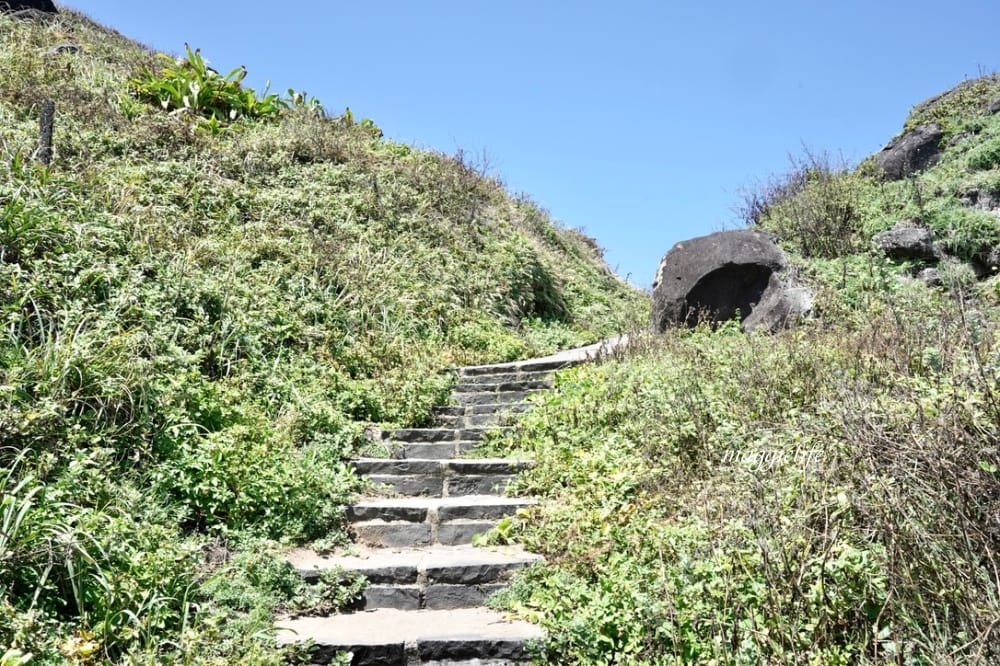 新北石門| 麟山鼻遊憩區,潮間帶玩水抓螃蟹,漫步在濱海步道,超美的海岸風稜石風光 - 第23張圖 新北石門| 麟山鼻遊憩區,潮間帶玩水抓螃蟹,漫步在濱海步道,超美的海岸風稜石風光