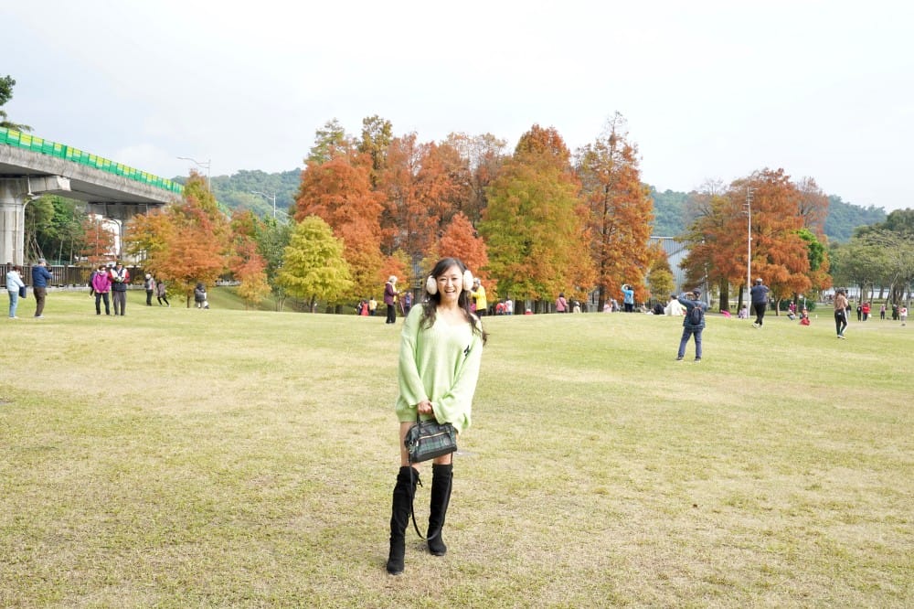 台北｜內湖大湖公園落羽松，野餐親子一日遊，帶毛孩步道散步，觀賞全台最美錦帶橋