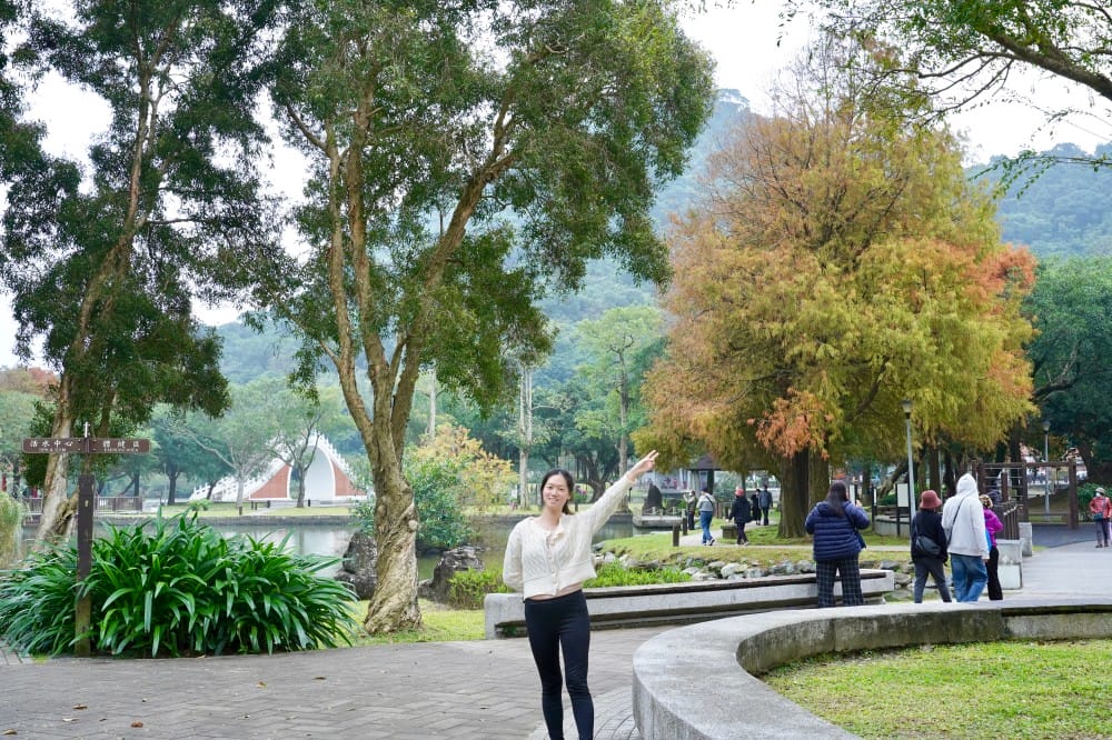 台北｜內湖大湖公園落羽松，野餐親子一日遊，帶毛孩步道散步，觀賞全台最美錦帶橋