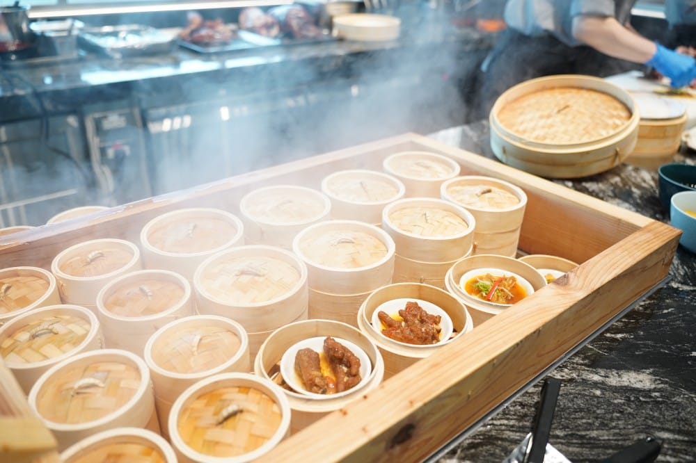 饗饗新莊店自助餐吃到飽超人氣Buffet，8大區必吃菜色直接曝光，進駐宏匯i-Tower39樓，新北最美景觀餐廳