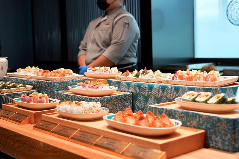 饗饗新莊店自助餐吃到飽超人氣Buffet，8大區必吃菜色直接曝光，進駐宏匯i-Tower39樓，新北最美景觀餐廳