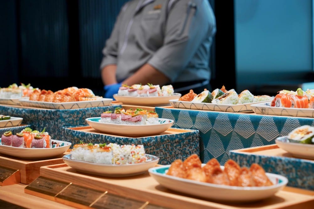 饗饗新莊店自助餐吃到飽超人氣Buffet，8大區必吃菜色直接曝光，進駐宏匯i-Tower39樓，新北最美景觀餐廳