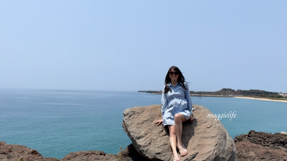 澎湖景點｜山水30高地公園，360度無敵海景黃金海灘超級美，看煙火夜景也超美