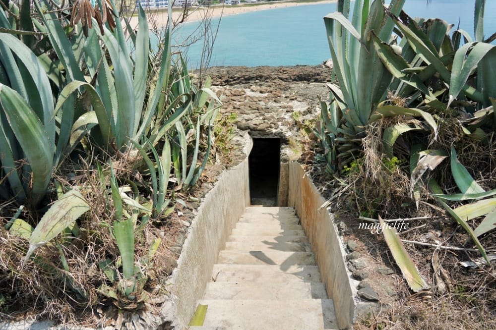 澎湖景點｜山水30高地公園，360度無敵海景黃金海灘超級美，看煙火夜景也超美