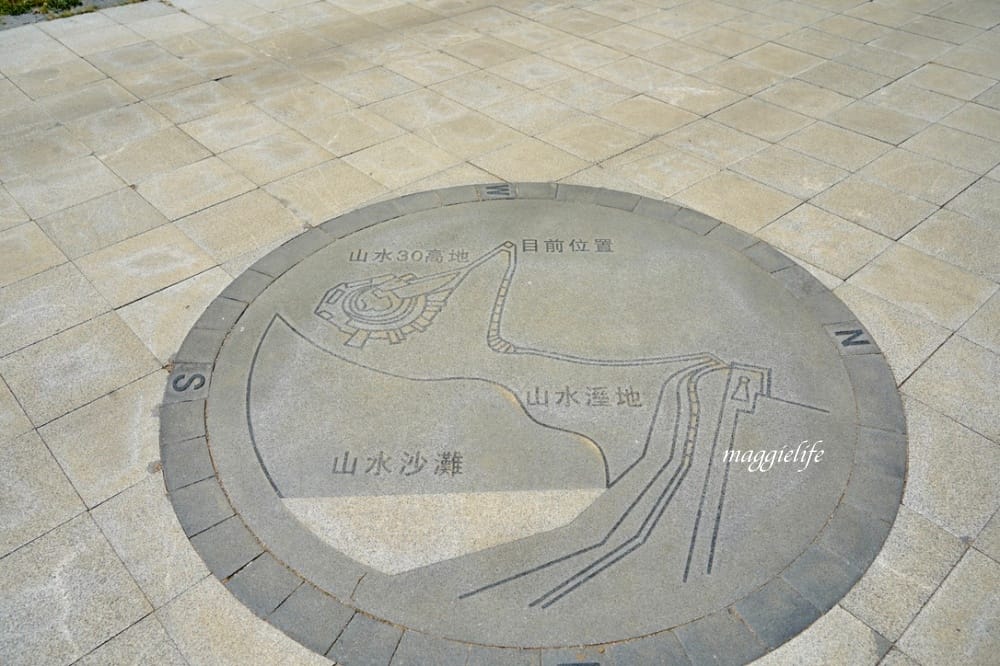 澎湖景點｜山水30高地公園，360度無敵海景黃金海灘超級美，看煙火夜景也超美