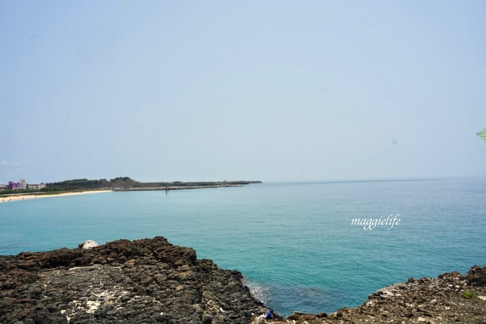 澎湖景點｜山水30高地公園，360度無敵海景黃金海灘超級美，看煙火夜景也超美