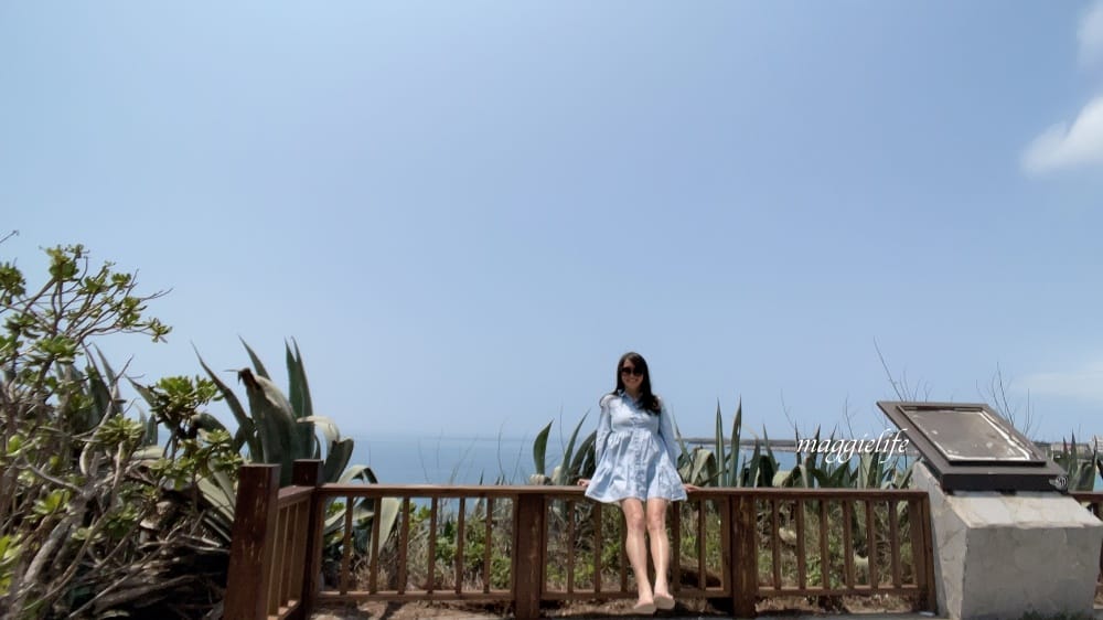 澎湖景點｜山水30高地公園，360度無敵海景黃金海灘超級美，看煙火夜景也超美