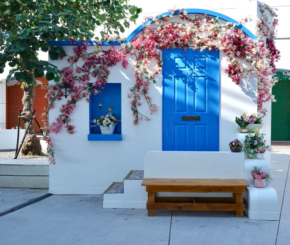 高雄新景點|旗津貝殼館，愛琴小伊亞，直接踏入希臘小鎮愛琴海聖托里尼小鎮，免費景點超好拍